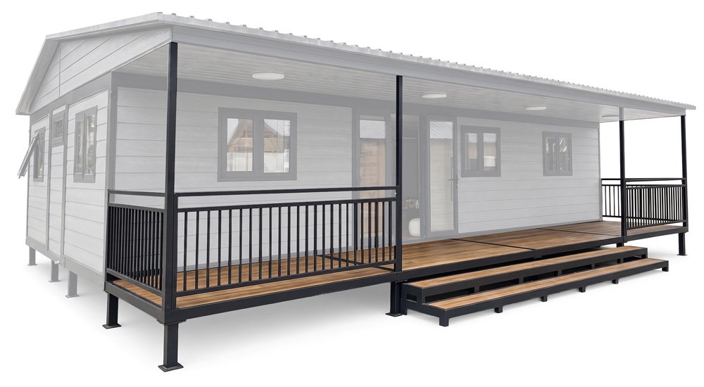 terrace expandable house